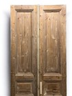 Antique French Double Doors  36 5x92 5 Raised Panel Doors  European Doors A530