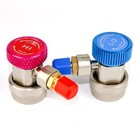 Favorcool R134a Manifold Gauge Adapters And Hose Fittings Hp 1 4  Sae Flares