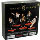 Rare 5pcs set Michael Jackson Statue King Of Music Figure Doll Collect Toys
