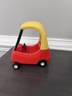 Little Tikes Dollhouse Mini Cozy Coupe Car Toy Small Red Yellow Vintage 6   
