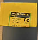Vintage Kodak Kodabromide F-2 Photographic Paper 5x7 500 Sheets Sealed Exp1976