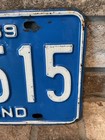 1969 Maryland License Plates