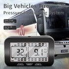 Solar Power Tpms Tyre Pressure Monitor System 12 Sensor repeater For Truck Rv