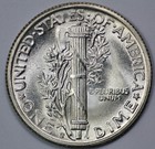 1944-s Mercury 10c Silver Dime Brilliant Unc
