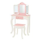  Princess Gisele Twinkle Star Print 2-piece Kids Wooden Play Pink   White