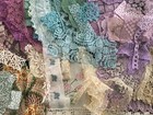 Lace Trims Scraps Huge Lot Vintage Hand Dyed Cotton Bundle Craft Sew Embellish