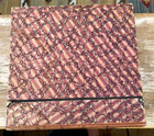 Vintage Office Weis Easy Clasp Letters File Paper Covered Wood Hinged Box 1930 s