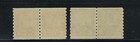 Canada Scott  160-161 1929 Coils- Perf 8  vertical - Pairs Mint Never Hinged