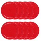 10 Pcs Air Hockey Pucks  2 5 Inch Air Hockey Puck Set For Air Hockey Table  