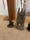 Lot Pewter Figurines Fantasy Crystals  Wizard Castle --6  Pounds