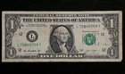0947-fancy Error  1 Bill - Series 2013 True Factory Over-inked Blocked 6s Vf