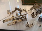Vintage Box Of Singer Sewing Machine Attachments Tools And More