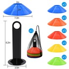 Fgbnm 25 Pack Disc Cones  Agility Soccer Cones With Carry Bag And D-25