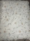 Vtg Quiltex Peter Rabbit Baby Comforter  Crib Sheet  Diaper Stacker  Crib Skirt