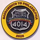 Union Pacific Coast To Coast Tour  Up 4014    big Boy     1 75    Challenge Coin
