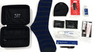 Tumi X Delta One Airlines Amenity Kit Black Mini Hard Case W travel Accessories