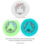 Streamline Premium Disc Golf Starter 3 Disc Set Putter Midrange Driver  assorte