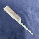 Vintage Blue Rat Tail Teasing Fine Tooth Styling Hair Comb Braid Texture Usa 8  