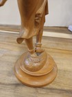 Exoctic Indian Wooden Dancing Apsara  Exquisitely Carved 