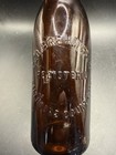 Antique Geo Brehm   Son Baltimore County Md Amber Glass Pre Prohibition Bottle