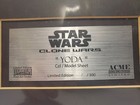 Star Wars Clone Wars Yoda Painted Cel Signed Limited Edition Genndy Tartakovsky