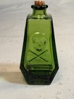 Green Wheaton Glass Rip Poison Bottle