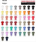 12 T-shirts Comfort Colors Garment-dyed Custom Screen Printing 1-color Print