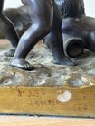 19th C French Bronze Bacchanalian Figural Group Of Putti By Clodion