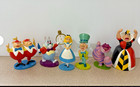Alice In Wonderland-  6 Piece Figure Set  -pvc- Next Day Shipping