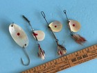 Pflueger Pearl Spoon   Pearl Colorado Spinner Freshwater Lures Lot 4