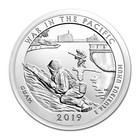2019   25 5 Oz W Silver America The Beautiful War In The Pacific Guam