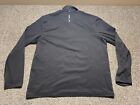 Rlx Ralph Lauren 1 4 Zip Mens Large Gray Jacket Performance Us Open Tennis