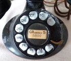 Antique Western Electric 202 Telephone W E1 Handset   4h Dial  Nice Cords
