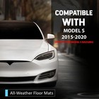 Floor Mats Fit For 2015-2020 Tesla Model S Tpe All Weather Protection Liners