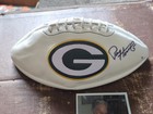 Paul Hornung Signed Green Bay Packers Logo   Coa Global   Pic Signing Ball