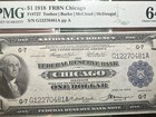 Fr  727 1918  1 Federal Reserve Bank Note Chicago Pmg Uncirculated-64epq