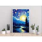 Starry Night Diamond Art Painting Kits For Adults  Full Drill Diamond Dots Paint