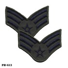 Senior Airman   Us Air Force E-4   Large Male Size   Subdued Patches   New