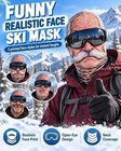 Old Man Ski Mask Funny Realistic Face Balaclava 3d Printed Full Face Winter Us