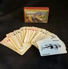 Vtg Pennsylvania Railroad Prr Playing Cards Deck Crossroads Of Commerce Train