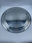 Kromex 14  Chrome Round Serving Tray Vintage Mid-century Modern Metal