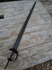 Early Firangi Indian 17 C 52    Khanda Sikh Sword Damascus Blade 
