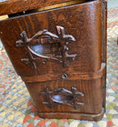Antique Ornate Treadle Sewing Machine Drawers  Set Of 2 With Frames 