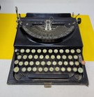 Vintage Antique 1930s Remington Portable Black Typewriter With Case Rare 