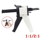 Dental Impression Materials Mixing Dispensing Dispenser Gun 50ml 1 1 2 1 Tool