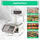 Digital Dual Label Printing Computing Scale Price Market Printer Food Scale66lbs