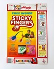 Vintage 1986 Kellogg s Froot Loops Cereal Box Sticky Fingers Toy Premium