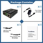 Gigabit Fiber To Ethernet Media Converter 1 25g Sfp To Rj45 Autonegotiation