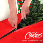 Christmas Tree Storage Bag For  7 5ft Or 9ft  Tree Heavy Duty Waterproof