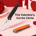 Folding Pocket Knife With D2 Blade Spring Assisted Open Edc Knives Flipper Knife